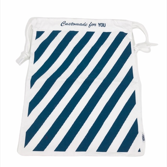 Vans Drawstring Bag, Blue, White - Picture 4 of 4